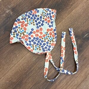 Kate Quinn Floral Bonnet Hat Baby Bamboo 0-3m